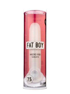 Perfect Fit Fat Boy Micro Ribbed Cock Sheath in 7.5